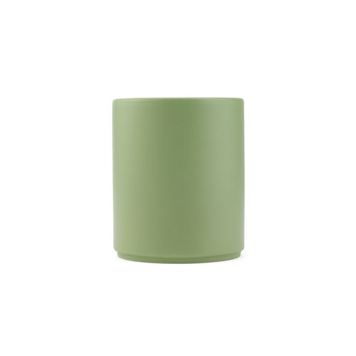 verde mate Taza de cerámica Tiber 350. 350 ml . Acabado mate.