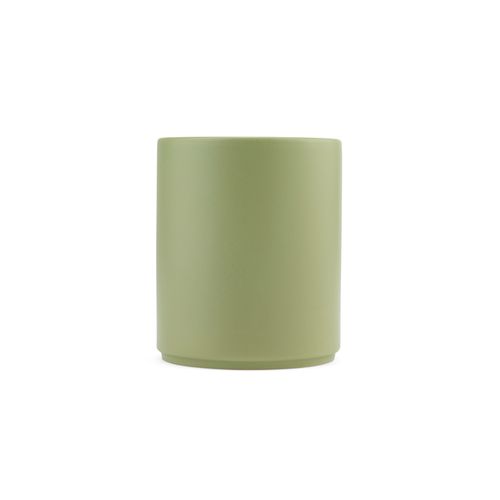 verde mate Taza de cerámica Tiber 350. 350 ml . Acabado mate.