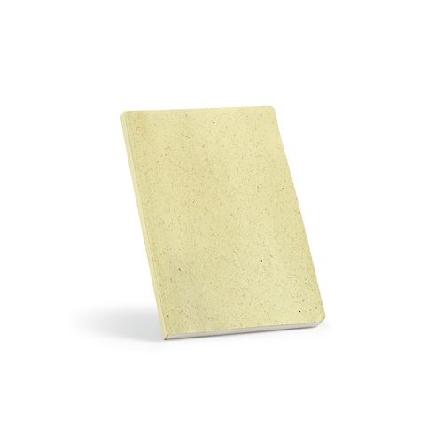 BLOC LEWIS A5; TAPA DE HOJA DE MAÍZ. 196 PÁGS. 80 GSM  RECICLADAS