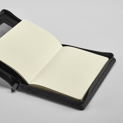 Conférencier Orwell A5 rPU, bloc 64p, fermeture zippée