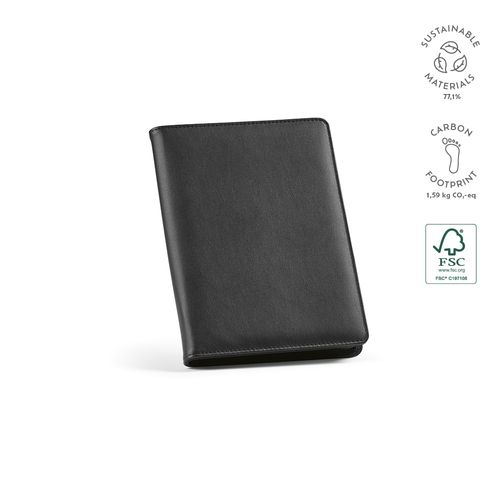 Conférencier Orwell A5 rPU, bloc 64p, fermeture zippée