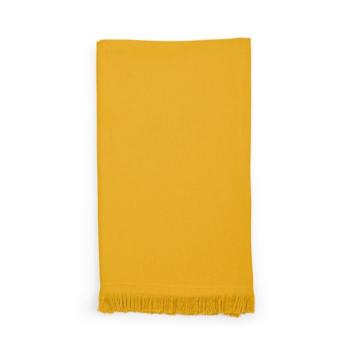 amarillo oscuro Toalla Cellini de algodón reciclado de 250 gsm. Made in Portugal