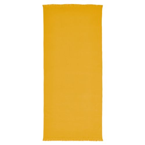 amarillo oscuro Toalla Cellini de algodón reciclado de 250 gsm. Made in Portugal