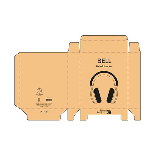 Auriculares Bell; rABS , Bambú, 500 mAh, ANC. Autonomía: 20 horas