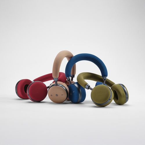 Casque sans fil Bell en rABS/bambou, ANC, 500mAh, autonomie 20h.