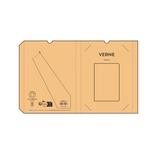 Bloc Verne A5, portada de rCotton; 196 págs. recicladas de 80 gsm