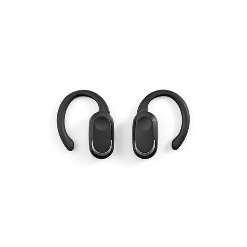 black Auricular AeroTunes; rABS,750 mAh. Autonomía:30 horas. Open Ear