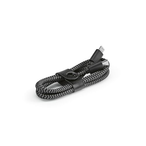 CABLE RAMANUJAN RPET. 1 M USB-C A LIGHTNING. CARGA RÁPIDA