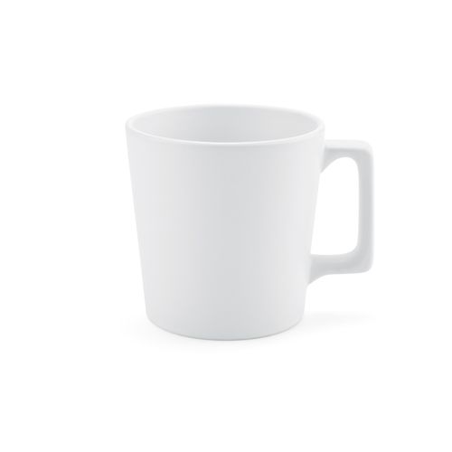 white Taza de cerámica Thames 350. 360 ml. Acabado mate