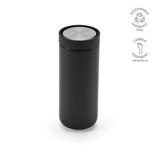 Gobelet de voyage Sénégal rSS 400ml. Couvercle 360°, double paroi