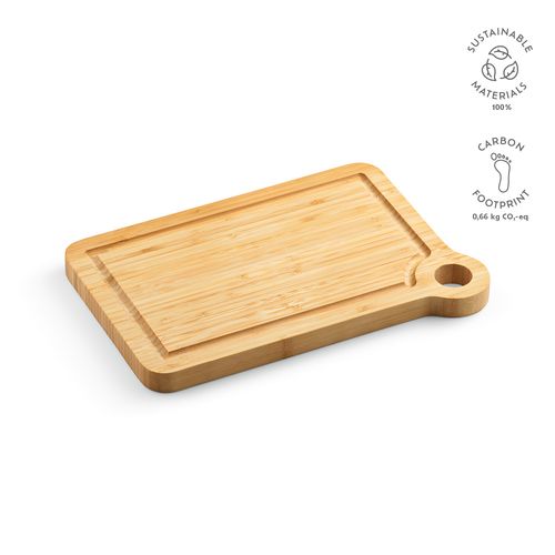 Tabla El Greco de bambú. Asa incorporada en su diseño para colgar