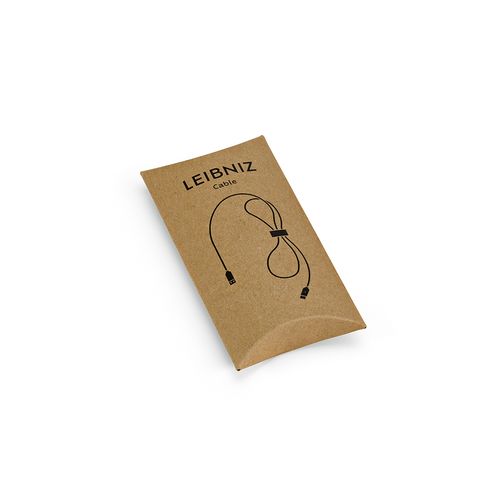 black Cable Leibniz Cable rPET. 1 m USB-C a USB-A