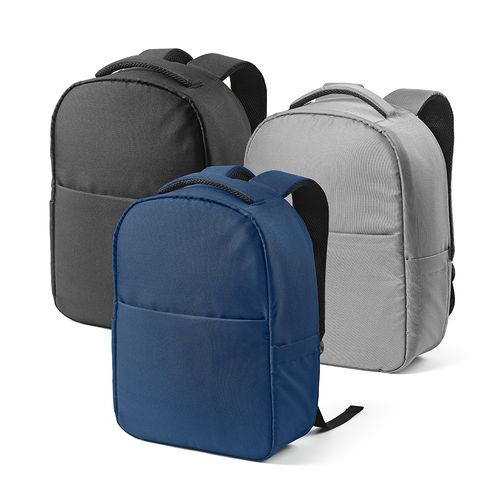 Sac à dos Budapest 16L rPET. Poche avant. Poche ordinateur 17"