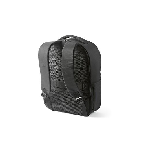 Sac à dos Budapest 16L rPET. Poche avant. Poche ordinateur 17"