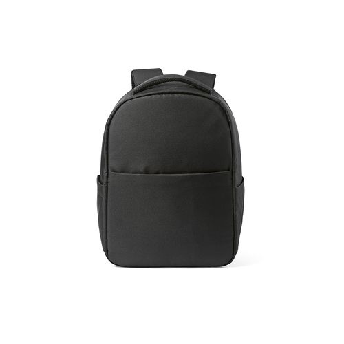 Sac à dos Budapest 16L rPET. Poche avant. Poche ordinateur 17"