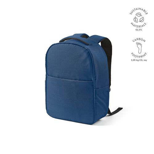 blue Mochila Budapest de 16 L de rPET. Bolsillo frontal. PC de 17