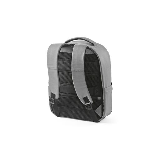 Sac à dos Budapest 16L rPET. Poche avant. Poche ordinateur 17"