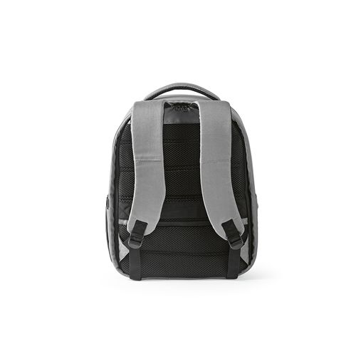 Sac à dos Budapest 16L rPET. Poche avant. Poche ordinateur 17"