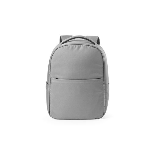 Sac à dos Budapest 16L rPET. Poche avant. Poche ordinateur 17"