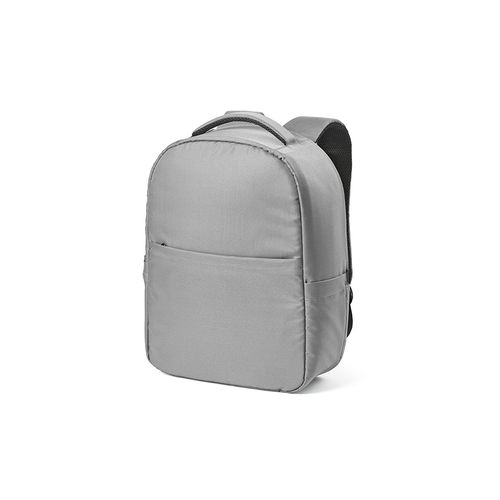gray Mochila Budapest de 16 L de rPET. Bolsillo frontal. PC de 17
