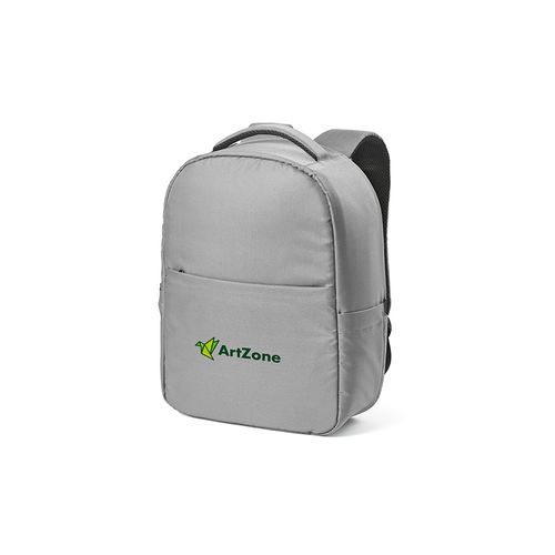 Sac à dos Budapest 16L rPET. Poche avant. Poche ordinateur 17"