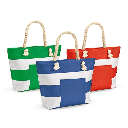 Sac isotherme Athens 15L rPET, poches et poignées coton