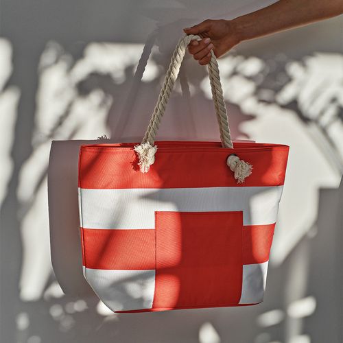Sac isotherme Athens 15L rPET, poches et poignées coton