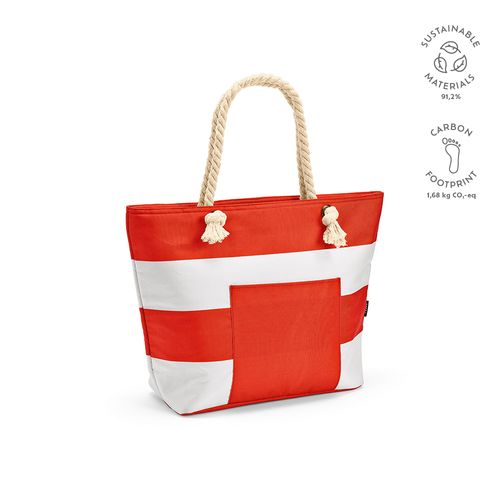 Sac isotherme Athens 15L rPET, poches et poignées coton - 2