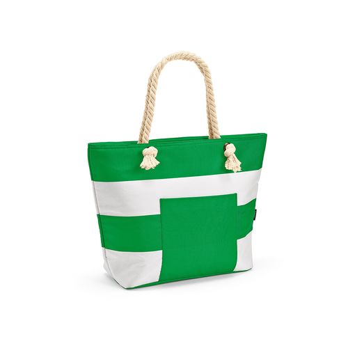 BOLSA TÉRMICA ATHENS DE 15 L DE RPET. BOLSILLO; Y ASAS DE RCOTTON