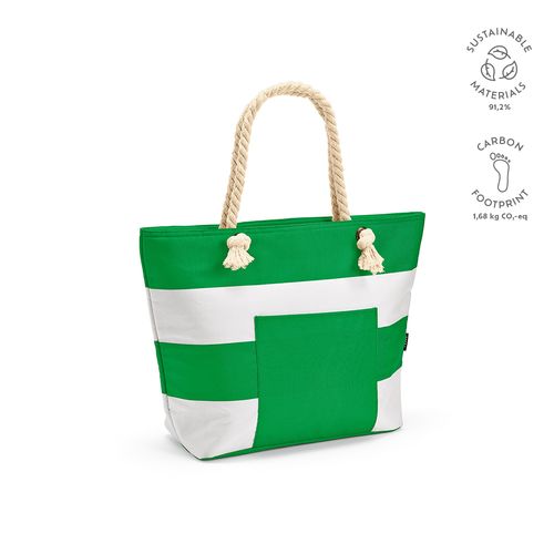 Sac isotherme Athens 15L rPET, poches et poignées coton
