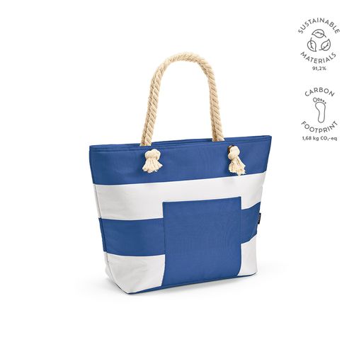 Sac isotherme Athens 15L rPET, poches et poignées coton