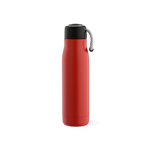red Botella Lena; rInox, 570 ml. Doble pared, hermética. Asa de rPet