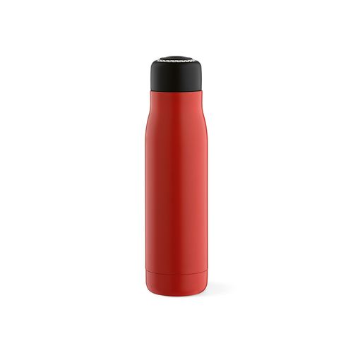 Gourde Lena rInox 570ml. IDouble paroi, étanche,poignée en rPET