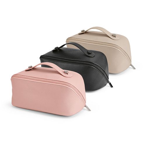 Trousse de toilette Macao 3,5L en rCuir, fermeture éclair, poignée