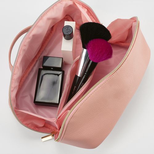 Trousse de toilette Macao 3,5L en rCuir, fermeture éclair,poignée - 9