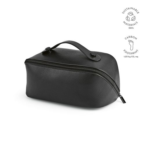 Trousse de toilette Macao 3,5L en rCuir, fermeture éclair, poignée