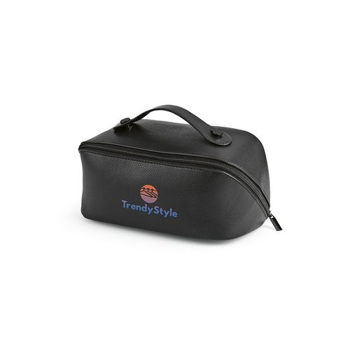 Trousse de toilette Macao 3,5L en rCuir, fermeture éclair, poignée