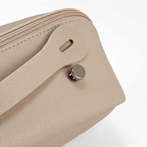 Trousse de toilette Macao 3,5L en rCuir, fermeture éclair, poignée