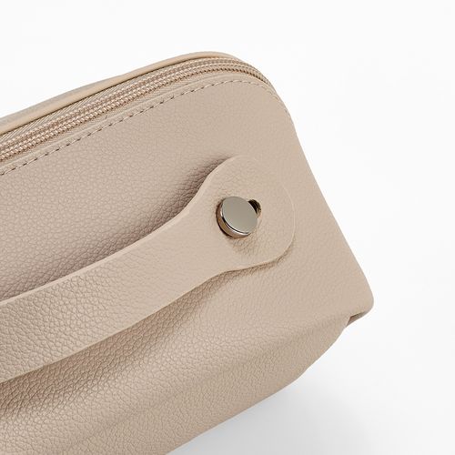Trousse de toilette Macao 3,5L en rCuir, fermeture éclair, poignée
