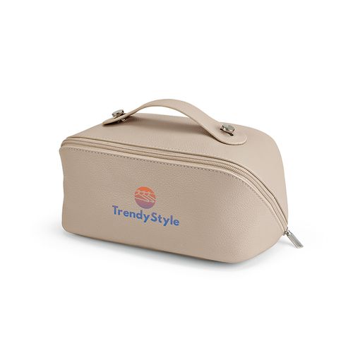 Trousse de toilette Macao 3,5L en rCuir, fermeture éclair, poignée