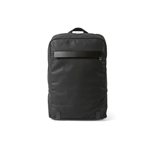 black Mochila Vienna de 23 L, rCotton de 340 gsm y rPU. PC de 17
