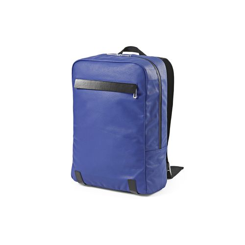 blue Mochila Vienna de 23 L, rCotton de 340 gsm y rPU. PC de 17