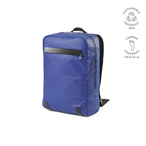 blue Mochila Vienna de 23 L, rCotton de 340 gsm y rPU. PC de 17