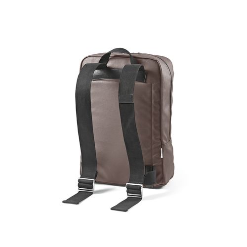 gray Mochila Vienna de 23 L, rCotton de 340 gsm y rPU. PC de 17