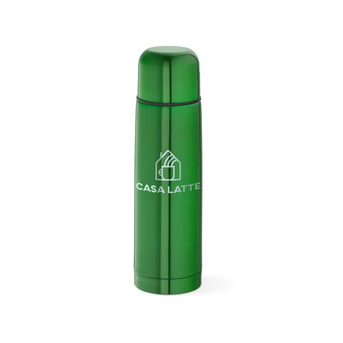 green Termo Danubio; de rInox. 500 ml. Incluye 1 taza en la tapa