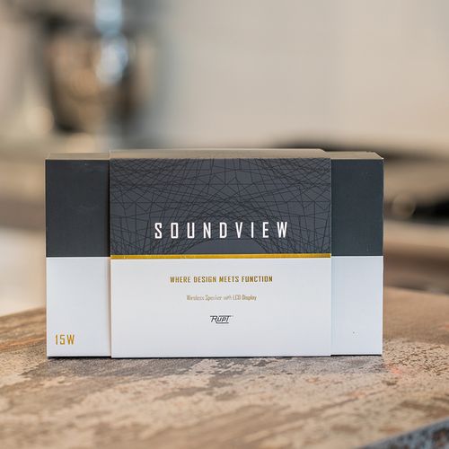 white Altavoz Soundview rABS ;3600 mAh. Autonomía hasta 10h.Display LCD