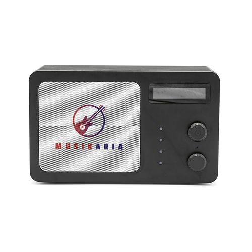 black Altavoz Soundview rABS ;3600 mAh. Autonomía hasta 10h.Display LCD