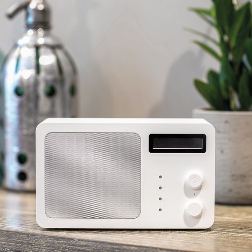 white Altavoz Soundview rABS ;3600 mAh. Autonomía hasta 10h.Display LCD