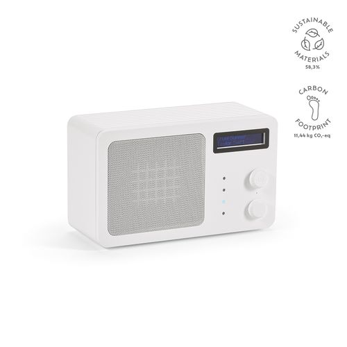 white Altavoz Soundview rABS ;3600 mAh. Autonomía hasta 10h.Display LCD