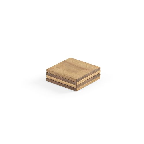 Sous-verres Velázquez en bois d’acacia, set de 4